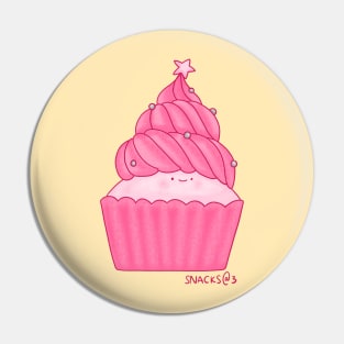 PINK ChristmasTree Cupcake Pin