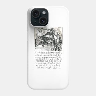 The crab rider. Phone Case