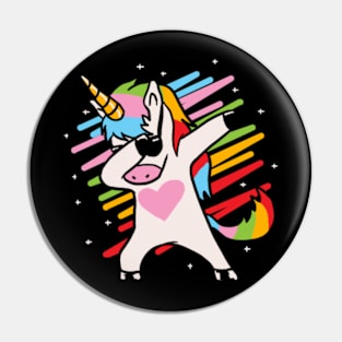 Dabbing Unicorn Dab Gift Pin