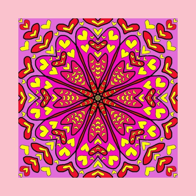 Heart Mandala by mushriah333