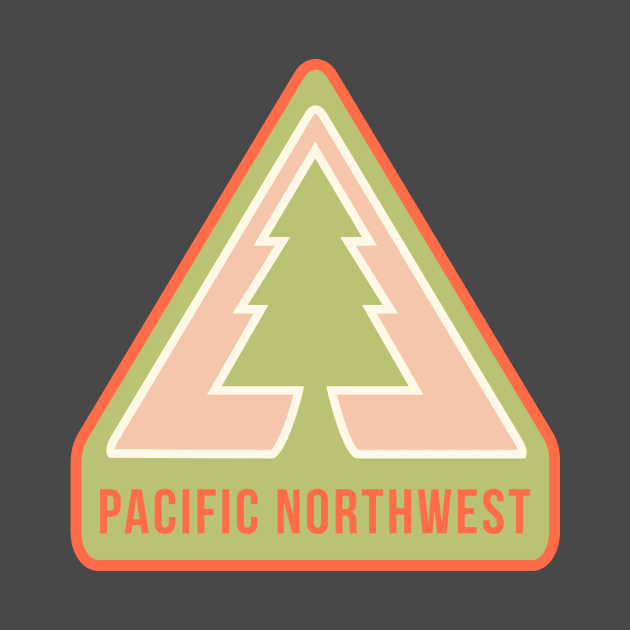 Pacific Northwest - tree - triangle by jpforrest