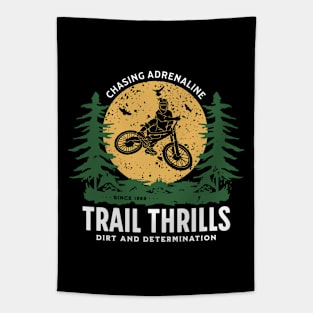 Trail Airtime - chasing adrenaline MTB Tapestry