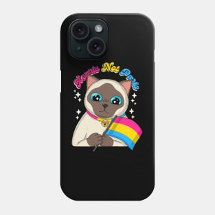 Hearts Not Parts Pansexual Pride Phone Case