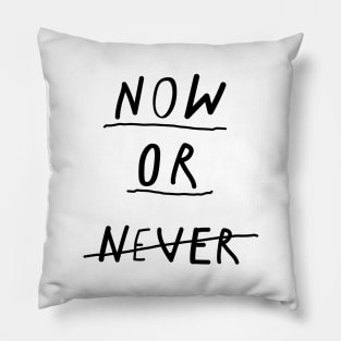 Nor Or Never Pillow