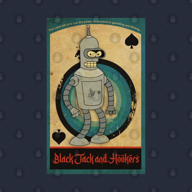 Black Jack Lucky Card by CTShirts