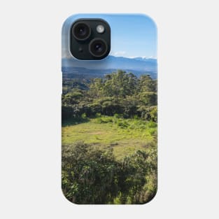 Morning Views Over the Central Valley, Costa Rica Phone Case