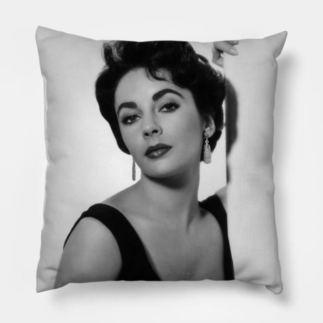 Elizabeth Taylor Pillow by KOTFILMS