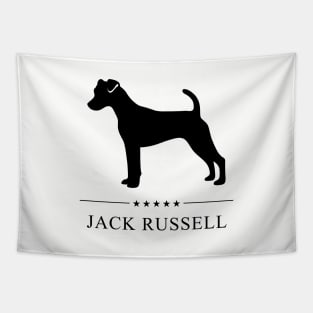 Jack Russell Black Silhouette Tapestry