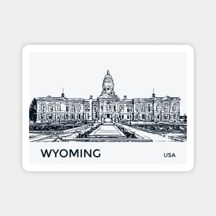 Wyoming State USA Magnet