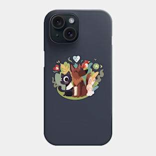 Animal Rescue Hand  Drawn Phone Case