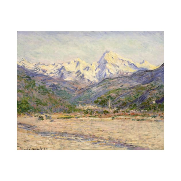 The Valley of the Nervia by Claude Monet by Classic Art Stall