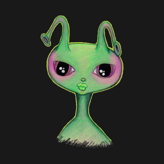 Alienne the Alien Girl by 1Redbublppasswo