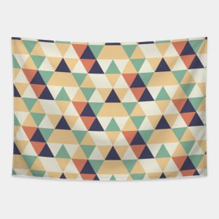 Triangle Pattern Color Mix Tapestry