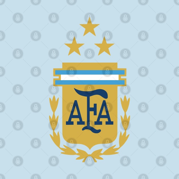 Argentina Football Team With Three Stars by NAYAZstore