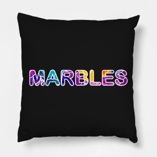 Colorful Abstract Marble Gems Patterns Pillow