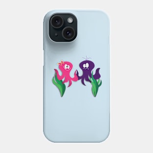 Couple of oktopuses Phone Case