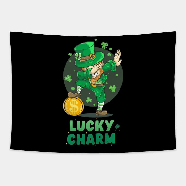 Lucky charm Tapestry by Amusing Aart.