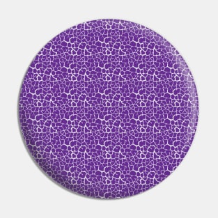 Elephant Print Skin Pattern Purple Pin