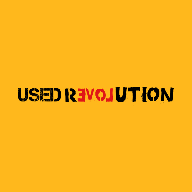 Used Revolution Font Black by Make It Fall