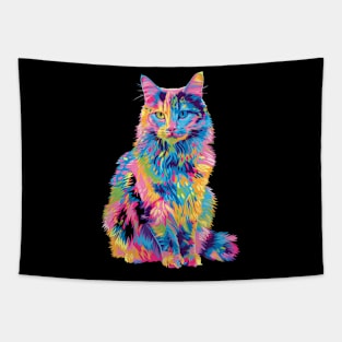 Hippie Cat Chronicles Tapestry