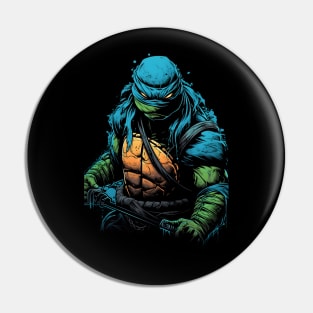 angry leonardo ninja turtle Pin