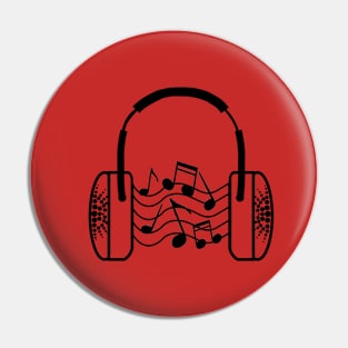 Music is Life Pin