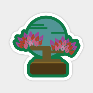 Beautiful Bonsai Art Magnet