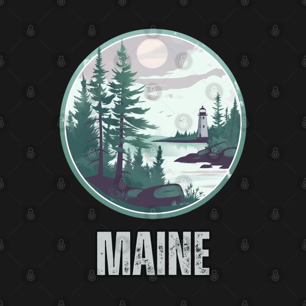 Maine State USA by Mary_Momerwids