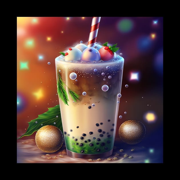 Christmas Bubble tea by Art8085