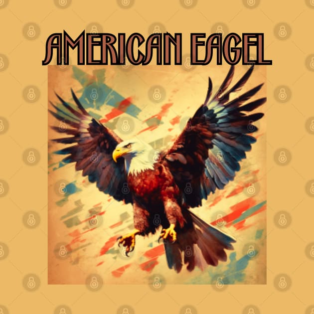 American eagle, freedom, independence day by Pattyld