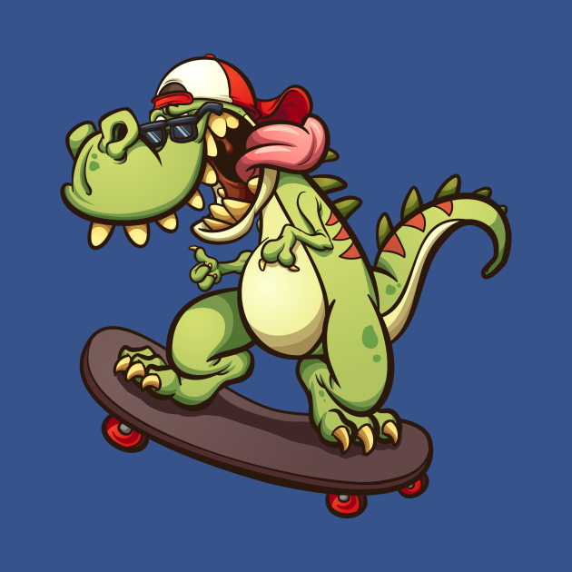 Skateboard Dinosaur