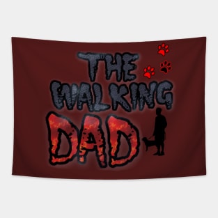 The walking dead Dad dog Tapestry