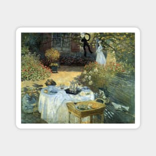 The Luncheon by Claude Monet Magnet