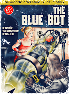 The Blue Bot Magnet