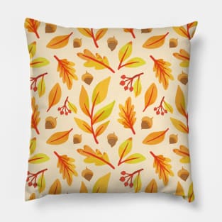 Autumn Beautiful leaves pattern Pillow