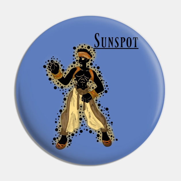 Sunspot Tactics Pin by GingerCatGirlPrime 