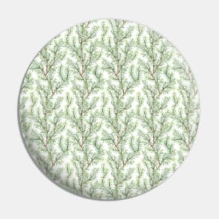 Evergreen Pattern Decoration Pin