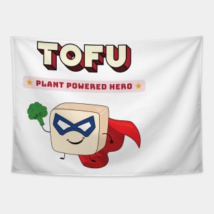 Superhero Tofu | Plant Powered Hero Tapestry