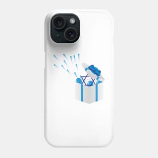 Star of David, fireworks and Balloons Phone Case