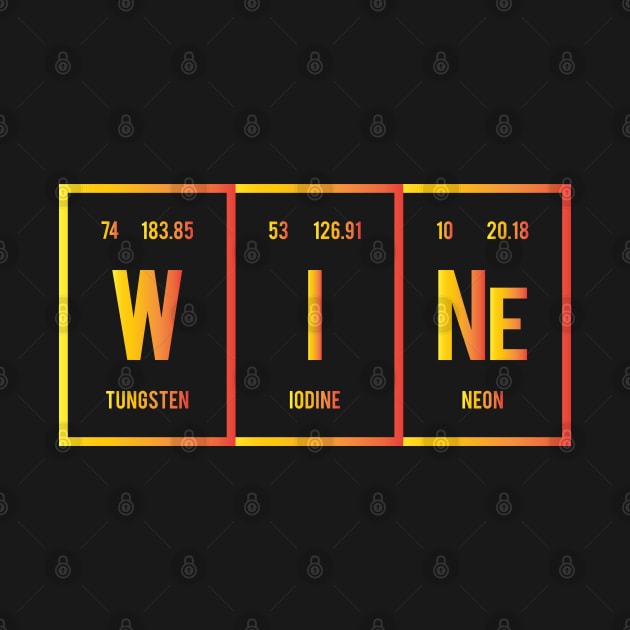 Wine - Periodic Table of Elements by Distrowlinc