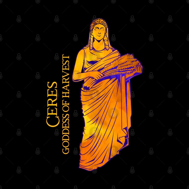 Goddess of harvest - Ceres by Modern Medieval Design