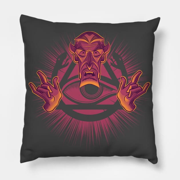 Doctor Byron Orpheus Necromancer Order of the Triad Venture Bros Pillow by kgullholmen