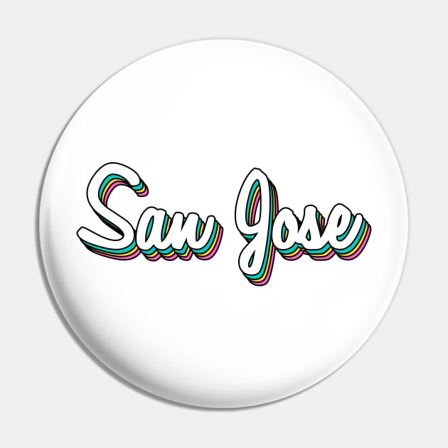 Retro San Jose Pin by lolosenese