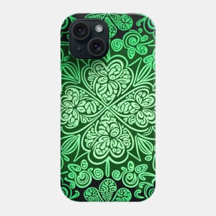 shamrock pattern Phone Case