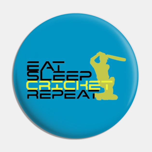 EAT SLEEP CRICKET REPEAT Pin by KoumlisArt