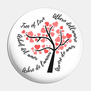 The international tree of love Pin