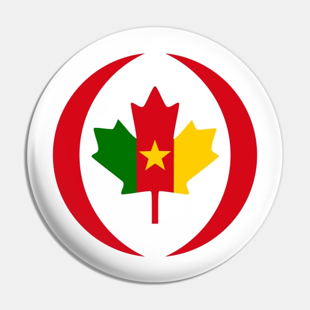 Cameroon Canadian Multinational Patriot Flag Series Pin by Village Values