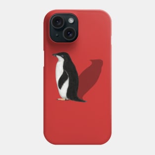 Adelie Penguin with Shadow Phone Case