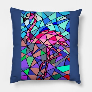 Mosaic flamingo image Pillow