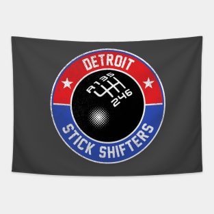 Detroit Stick Shifters Tapestry